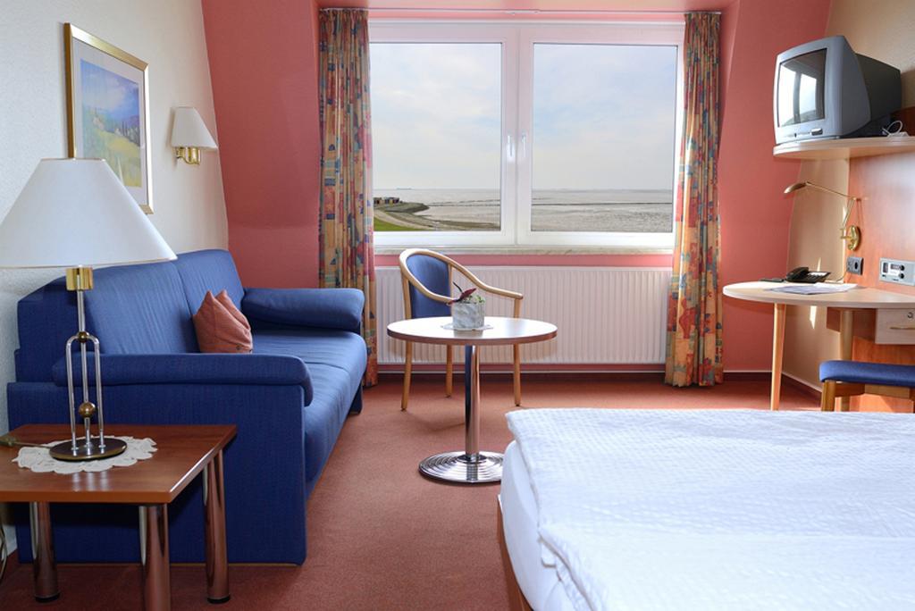 Strandhotel Dagebuell Direkt An Der Nordsee Esterno foto